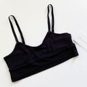 Athleta Black Well Rested Modal Sleep Ribbed Bralette Photo 1