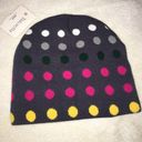 Double layered grey dots multicolor beanie Photo 0