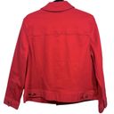 Talbots NWT  Red Denim Jacket X Photo 1