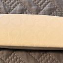 Coach  White Embossed C Eyeglass/Sunglass Case Photo 1