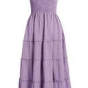 Hill House NWT  Ellie Nap Dress in Plum Floral Brocade Smocked Tiered Midi XS Photo 0