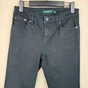 Ralph Lauren Lauren  Womens Black Denim Jeans Size 4 Classic Capsule Straight Photo 2