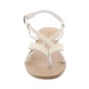 MIA NEW  VAEDA STRAPPY SANDAL IN BONE PONROS Photo 5