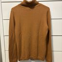 Garnet Hill  Essential Cashmere Turtleneck Sweater Brown Photo 1