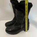 Pacific&Co Bos &  Match Faux Fur Lined Black Leather Calf Boot Size 39 Photo 1