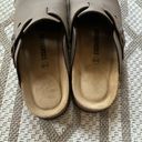 Cushionaire Taupe Slip On Clogs Boston Style Size 6.5 Photo 1