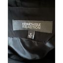 Croft & Barrow Kenneth Cole black trench coat with gold buttons and belt size medium Photo 11