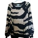 Umgee  Sweater Womens XL Multicolor Artsy Print Crewneck Pullover Sweatshirt Photo 0