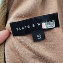 Slate + Willow  Joelle Knit Colorblock Brown Black Long Sleeve Midi Dress Size S Photo 7