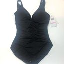 Coco reef  black vneck underwire one piece swimsuit Photo 0