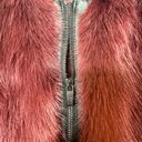 n:philanthropy PHILANTHROPY NWOT Burgundy Anouk Faux Fur Bomber Double Zip Jacket Coat XS Photo 6