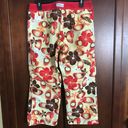 Patagonia  Water Surf Style Capri Pants Yellow Flower Print Size 6 Photo 3