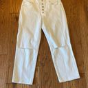 Lucky Brand  Ava mid rise crop white button fly jeans 29/8 Photo 1