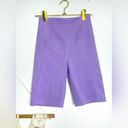 Girlfriend Collective  Shorts Purple High-Rise Bike new with tags Photo 2