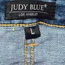 Judy Blue  Women's Large Mid-Rise Release Hem Denim Shorts Photo 5