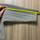 Tuckernuck  TNUCK Sport Gray Cable Ally Swing Pullover Sweatshirt Medium/Large Photo 11