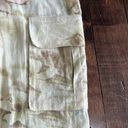 Tommy Bahama  women’s linen cargo pants Size 8 Pastel floral Wide leg Flowy Beach Photo 8