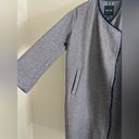 Madewell  Fringed Herringbone wool blend long Robe trench Coat Photo 5