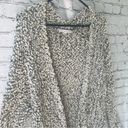 Young Fabulous and Broke  Long Sleeve Gray and White Open Front Duster Size M/L Photo 2