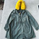 ZARA  Faux Fur Trimmed Hooded Parka Photo 3