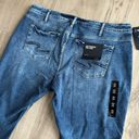 Silver Jeans NWT  Boyfriend Mid Rise Jeans Sz 20 Dark Wash Distressed Photo 12