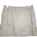 Patagonia  Solimar Skort Skirt Wrap Front Button Closure Beige 6 Photo 1