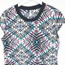 Xhilaration  Colorful Kaleidoscope Abstract Print Cap Sleeve Shift Dress Medium Photo 2