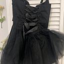 Dolls Kill  black corset lace up bow dress Photo 4