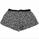 Sequin Hearts  Triangle Shapes Shorts, Black, White Photo 1