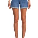 Time & Tru New  Women's Denim Shorts with Cuffed Hem Size: L(12-14) Photo 2