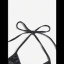 Boutique Black, Silky, Halter, Butterfly, Lingerie Set Photo 1