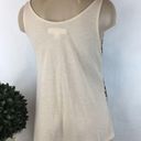 Decree  Tan & Gold Sequins Embellished Tank Top M Photo 5