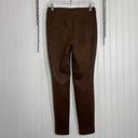 Max Studio NWT  Women’s Brown High Waist Stretchable Pull On Cropped Pants Size S Photo 3