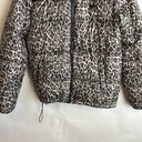 Levi's Levi’s Women's Size XS Leopard Print Velvet Quilted Puffer Jacket Photo 4