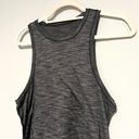 Lululemon Dark Gray Muscle Tank Top Fitness Workout Photo 3