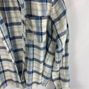 Hollister  Blue White Plaid Flannel Shirt Size Medium Photo 1