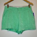 JoyLab Women’s Elastic Waist Shorts w/ Pockets Jade Cream NWT Photo 0