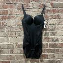 Edge NEW Le Mystere Infinite  Black Bodysuit Size 32C Photo 2