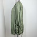 Jessica Simpson  Blazer Finn Draped Embroidered Jacket Size Small S Olive Green Photo 3