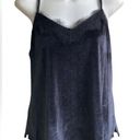 Nine West Size XL Navy Blue Velvet 90s Y2K Style Tank Top Photo 0