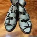 FREEBIRD by Steven Quail Leather Buckle Strapy Gladiator Sandals size 6 open toe Photo 9