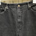 L.L.Bean Vintage 90s 1990s  black tapered straight leg mom jeans 14 100% cotton Photo 2