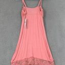 Marilyn Monroe  Women's Pink Lace Trim V Neck Chemise Nightwear Adjustable Straps Photo 6