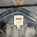 Aerie Wide Leg Denim Overalls Photo 1