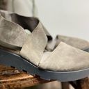 Eileen Fisher Buoy Suede Crisscross Wedge Platform Sandals size 6.5 Photo 6