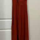 ALC Frank A.L.C. Orange Crepe Margot Gown Size 2 US $595 Photo 4