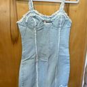 Pretty Little Thing Denim Stretch Mini Dress Photo 1