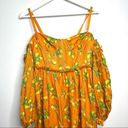 Cami NYC  Maxi Dress Lemon Print Size Small Photo 2