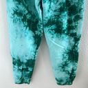 frankie's bikinis  Aiden Green Tie Dye Sweat Pants Medium Photo 3