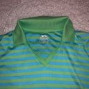 Slazenger  Green & Blue Striped Women's Golf Polo Photo 2